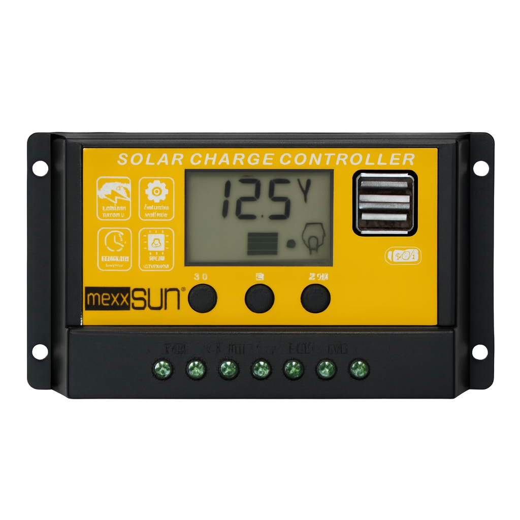Mexxsun 10A Amper PWM Solar Güneş Akü Şarj Kontrol Cihazı
