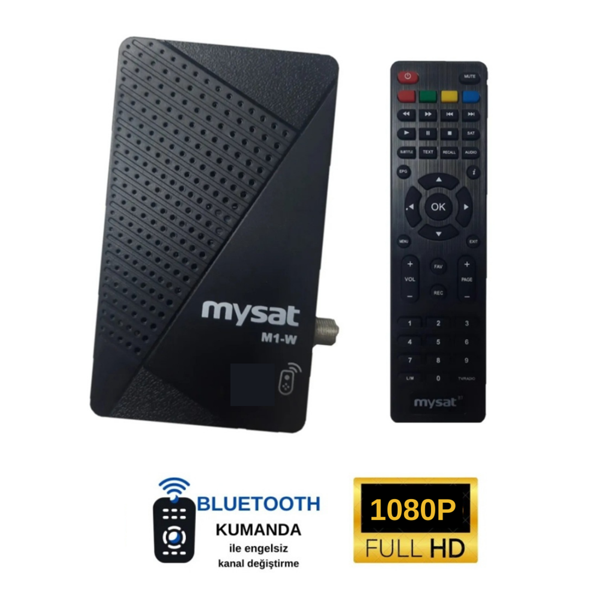 Mysat Bluetooth Kumandalı Full HD Dijital Uydu Alıcısı