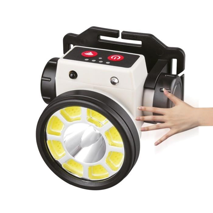Panther pt-5404 3 Watt + COB Ledli USB Şarjlı Sensörlü Kafa Feneri