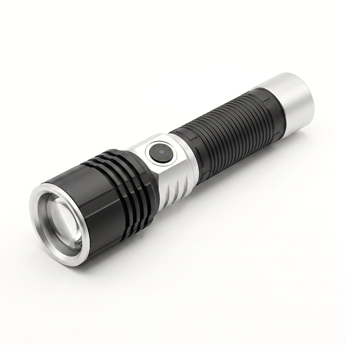 Panther 1000 Lümen 7 Watt Lazer Ledli USB Şarjlı Zoomlu El Feneri