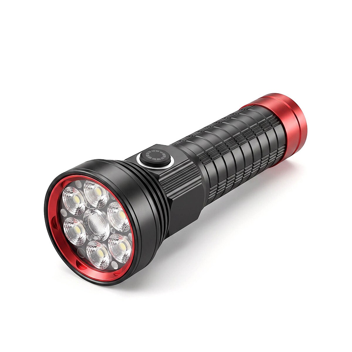 Panther 2400 Lümen 20 Watt Lazer + 6 XTE Ledli USB Şarjlı El Feneri