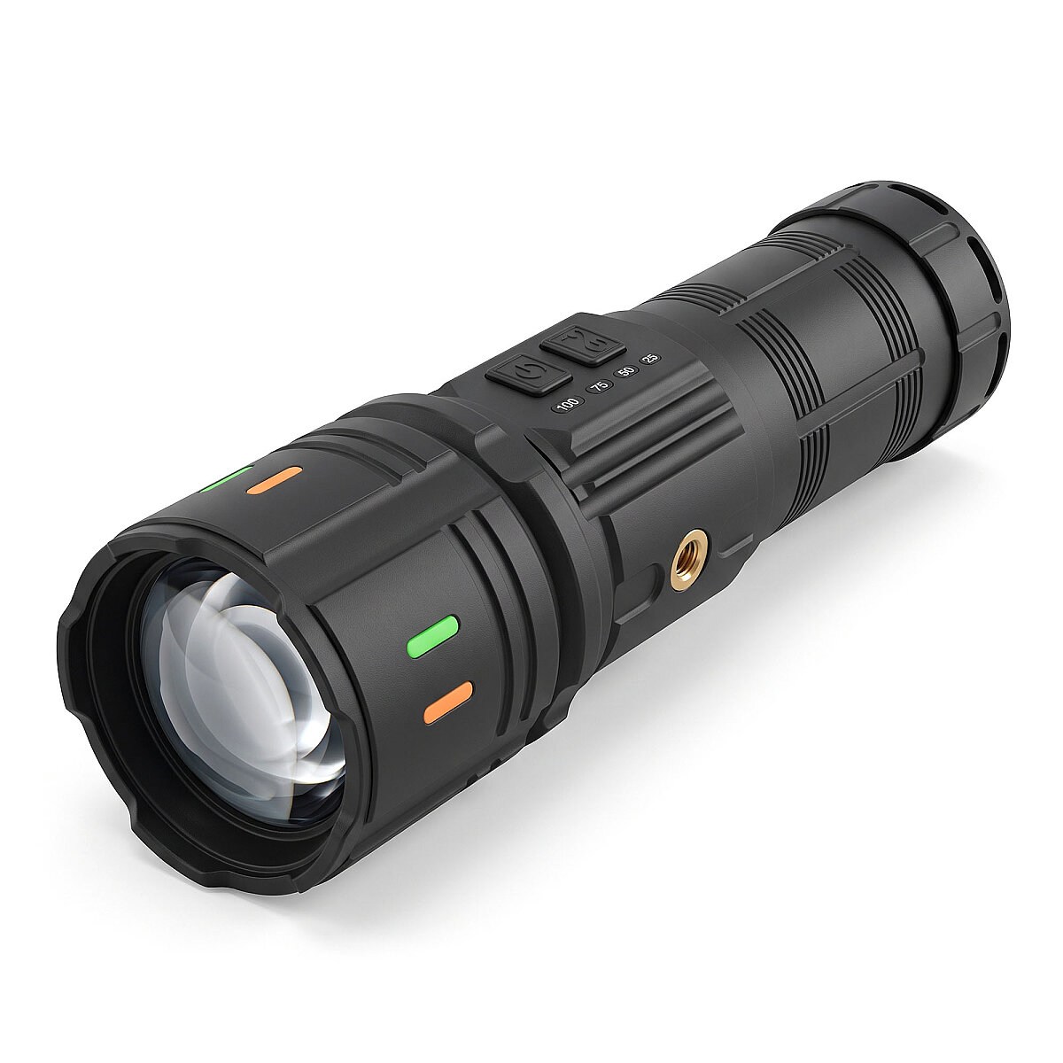 Panther 2500 Lümen 30 Watt + 360° Filament Ledli USB Şarjlı Zoomlu El Feneri