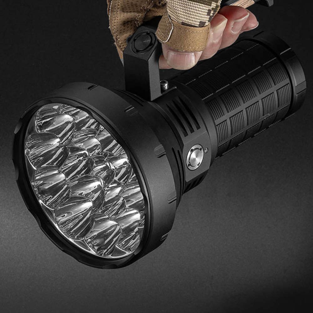 Panther PT-4121 50.000 Lümen 160 Watt P50 Ledli Solar + USB Şarjlı Projektör El Feneri