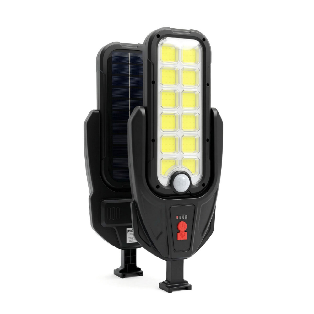 Panther PT-2996 Güneş Enerjili Solar + USB Şarjlı Hareket Sensörlü Bahçe / Sokak Aydınlatma Armatürü