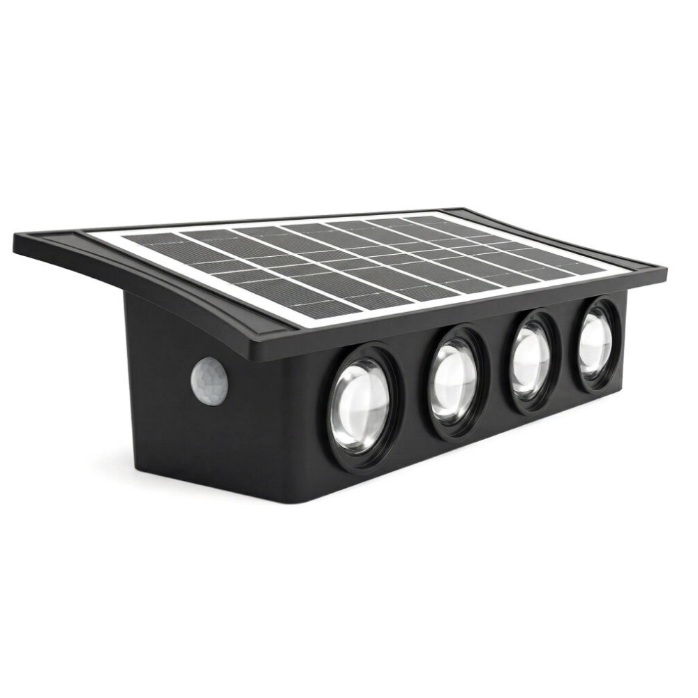 Panther PT-2930 Solar 8 Ledli Çift Yönlü Dekoratif Duvar Apliği (Çift Renkli)