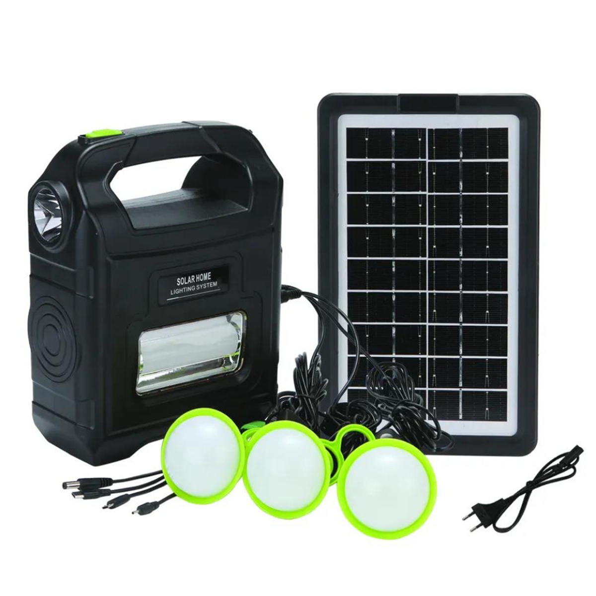 Solar Güneş Enerjili Hazır Aydınlatma ve Kamp Seti