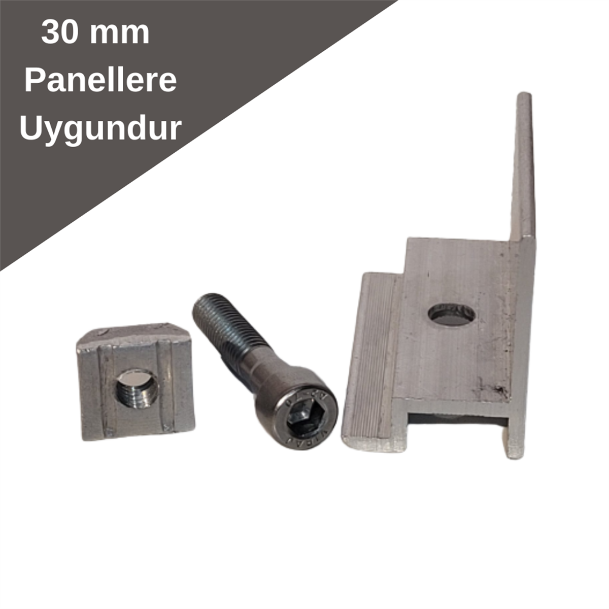Solar Panel 33mm Sonlandırıcı Parça