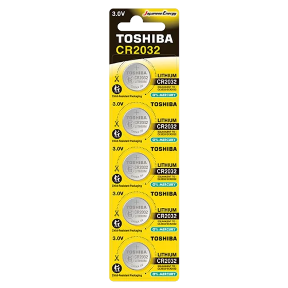 Toshiba 3 Volt Lityum Para Pil CR2032 5'li Paket