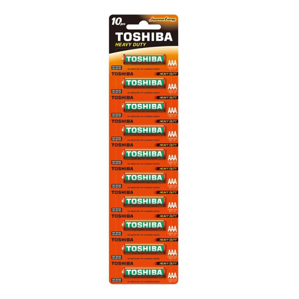 Toshiba AAA R03KG 10'lü Kartela İnce Pil