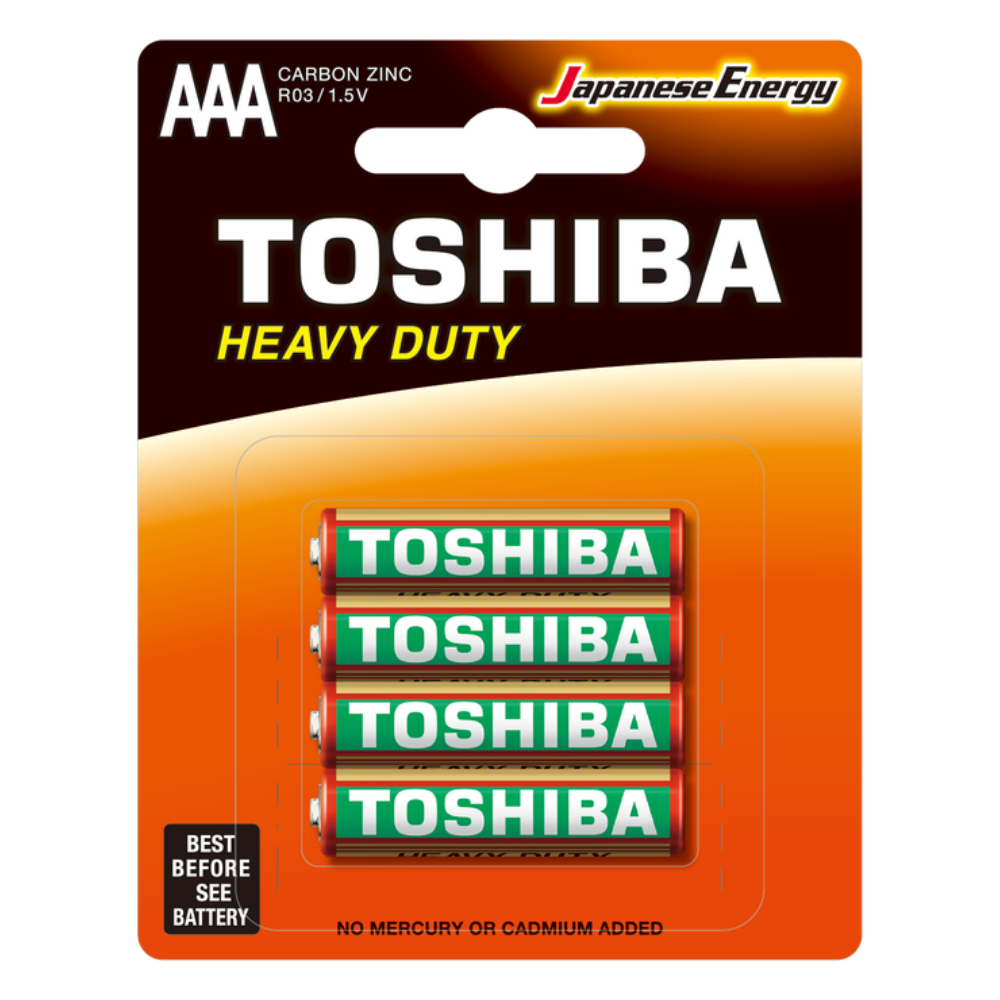 Toshiba AAA R03UG 4'lü İnce Pil
