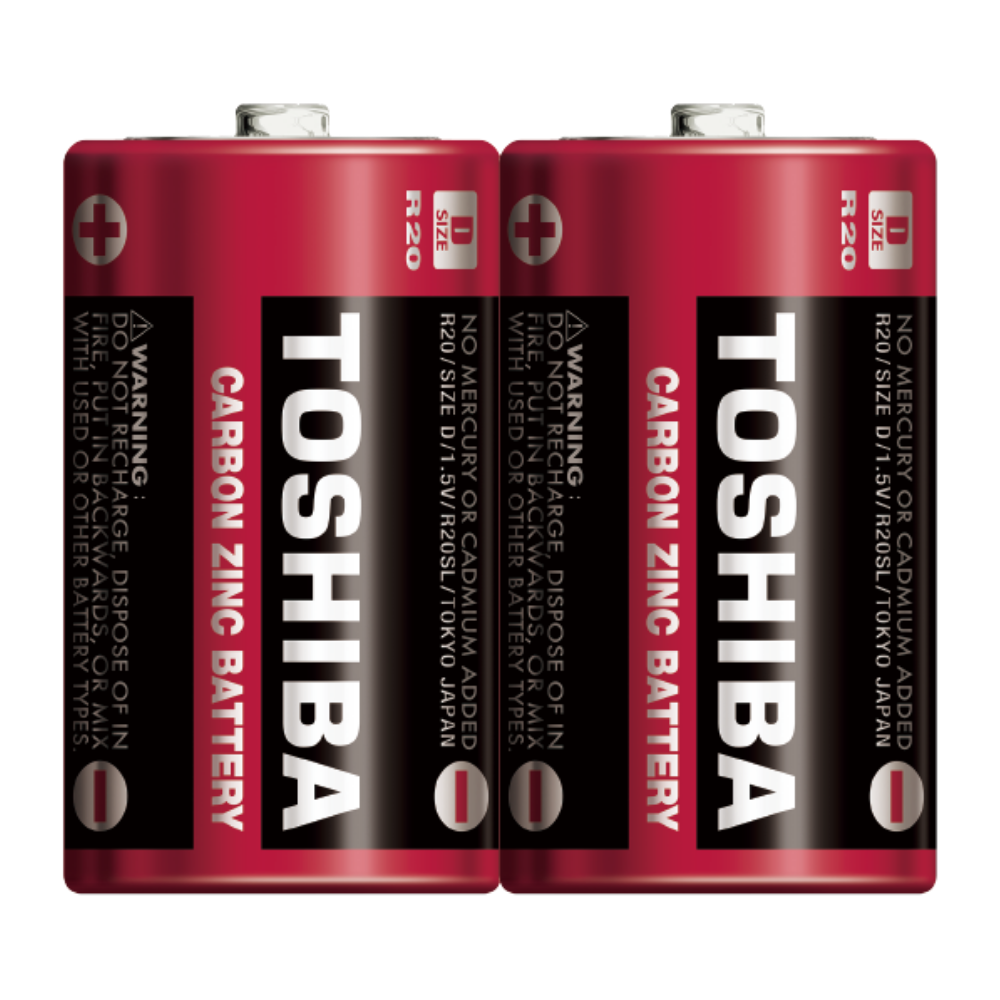 Toshiba Carbon Zinc D Büyük Boy Pil 2'li