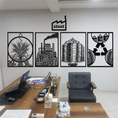 Aemak Ofisleri İçin Özel Olarak Üretilmiş 289x95 cm 5 Parça Ofis Dekoru Seti