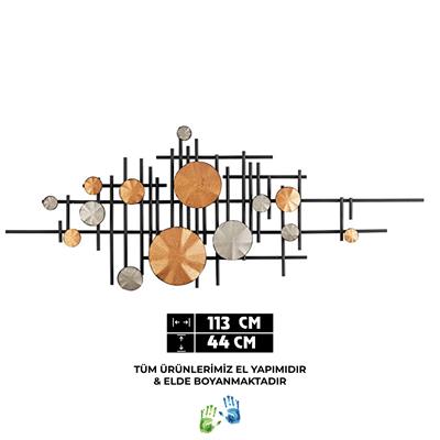 Cardamom Bronz Renkli Yeni Nesil Metal Duvar Dekoru, Yeni Ev Hediyesi