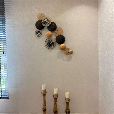 Cengiz M. İçin Özelleştirilmiş 120x50 CM Ölçülerinde Bronz Renkli Metal Duvar Dekoru