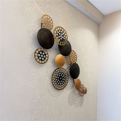 Cengiz M. İçin Özelleştirilmiş 120x50 CM Ölçülerinde Bronz Renkli Metal Duvar Dekoru