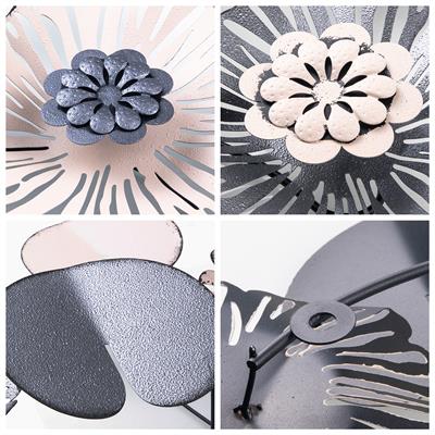 Daisy Çiçekli Duvar Tablosu, Ev Ofis Otel Duvar Süsü, Metal Duvar Aksesuarları