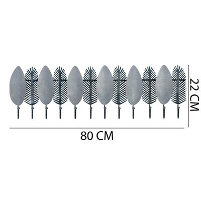 Derya T. İçin Özelleştirilmiş 80x80 cm Özel Ölçü Metal Duvar Dekoru ve 80x22 cm Özel Ölçü Metal Askılık Seti