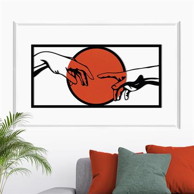 Genesis Metal Duvar Tablosu – Salon Kapalı Balkon Sanatsal Süsleme, El Boyaması Renkli Metal Ahşap Dekor, Estetik Duvar Panosu