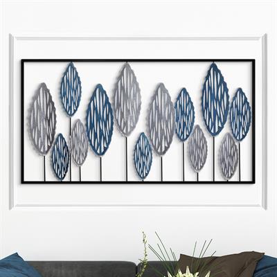 Leaves Dekoratif Duvar Süsü, Modern Yaprak Duvar Sanatı, Kapalı Balkon Dekorasyonları