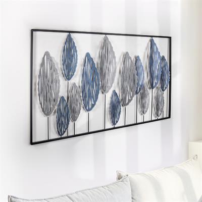 Leaves Dekoratif Duvar Süsü, Modern Yaprak Duvar Sanatı, Kapalı Balkon Dekorasyonları