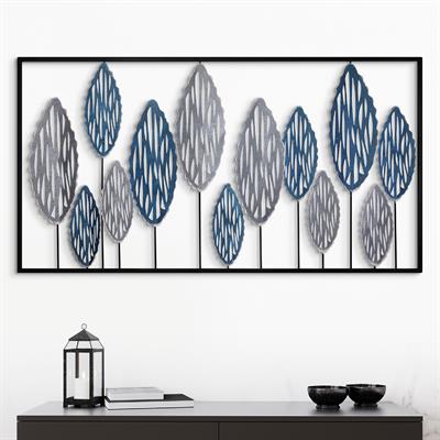 Leaves Dekoratif Duvar Süsü, Modern Yaprak Duvar Sanatı, Kapalı Balkon Dekorasyonları