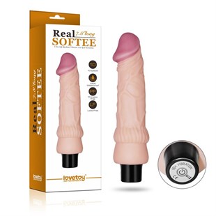 Love Clone 10 Fonksiyonlu Titreşim Ultra Yumuşak Titreşimli Realistik Penis Vibratör 20 CM (Ürün kodu: LV0912)