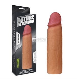 Lovetoy Nature 2.5cm Dolgulu Penis Kılıfı Premium Silikon Kılıf (Ürün kodu: LK642)