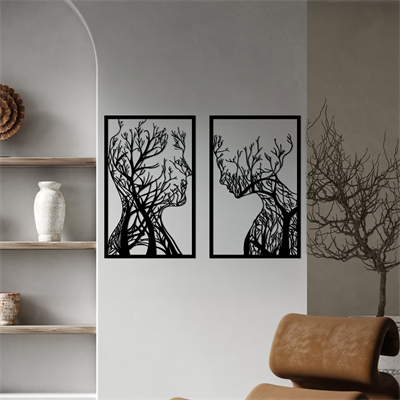 Lütuf Metal Duvar Tablosu, Figüratif Desenli Metal Duvar Süsü
