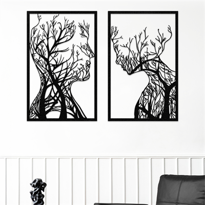 Lütuf Metal Duvar Tablosu, Figüratif Desenli Metal Duvar Süsü