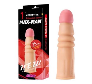 Max Man 25mm Dolgulu Penis Kılıfı (Ürün kodu: C-YN0054)