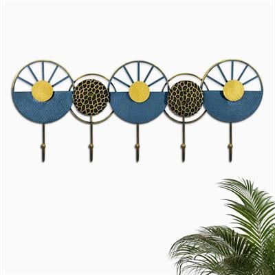 Naile Dekoratif Renkli Duvar Askısı – Modern Kıyafet Askısı, Duvara Monte Askılık, Ev Dekorasyonu, Ferforje Duvar Askısı, Ev Ofis ve Otel İçin Modern Askı