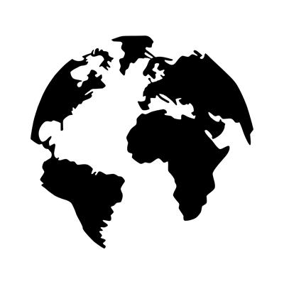 Orbis Küre Dünya Haritası Metal Duvar Dekoru – Modern Global Tasarım Lazer Kesim Ofis - Otel ve Lobi Tablosu