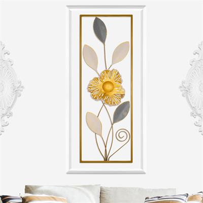Orchid Metal Çiçekli Duvar Panosu – İlkbahar Esintili 3D Tasarım, Salon Koridor Mutfak İçin Zarif Duvar Dekoru