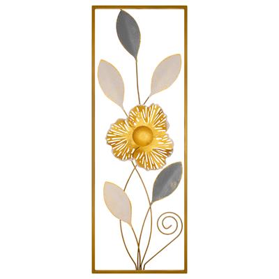 Orchid Metal Çiçekli Duvar Panosu – İlkbahar Esintili 3D Tasarım, Salon Koridor Mutfak İçin Zarif Duvar Dekoru