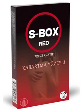 S-Box Kabartma Yüzeyli Prezervatif 12li (Ürün Kodu: C-5135)