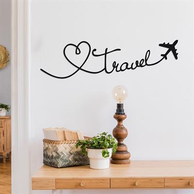 Travel Keşif ve Özgürlük Temalı Modern Metal Duvar Tablosu, Hediyelik Duvar Dekoru