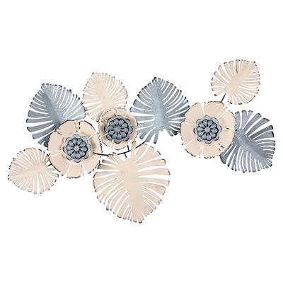 Tropical Modern Duvar Dekorasyonu, Çiçekli Ev Aksesuarı, Metal Duvar Süsü, Balkon Duvar Süsleri