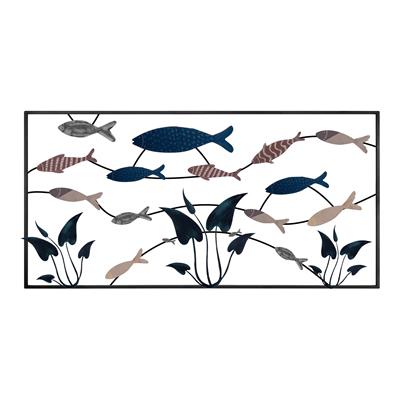 Tuzla Balıkçısı İçin Özel Olarak Tasarlanmış 240X120 cm Boyunda Metal Restoran Dekorasyonu