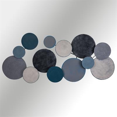 Wise Duvar Süsü Metal – Büyük Boy Duvar Panosu, Geometrik Metal Tablo, Hediyelik Dekoratif Ürün