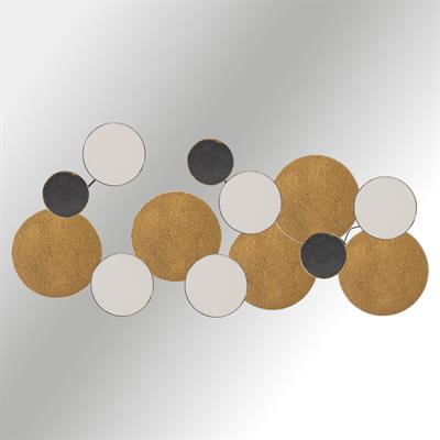 Wise Gold Duvar Süsü – Ofis İçin Metal Tablo, Salon Duvar Dekoru, Yeni Ev Hediyelik Dekor