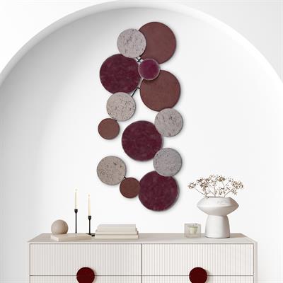 Wise Metal Duvar Tablosu – Geometrik Duvar Dekoru, Modern Duvar Sanatı, Balkon Duvar Süsleri