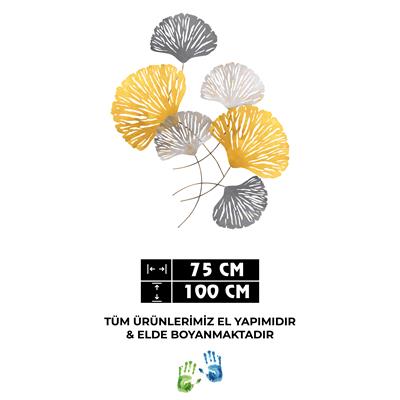 Yasemin A. İçin Özelleştirilmiş Renklere Sahip 75x100 Ölçülerinde Metal Duvar Tablosu