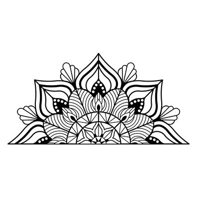 Yavuz K.....  İçin 180  x 90 Cm Özel Ölçü Mandala Metal Duvar Dekoru