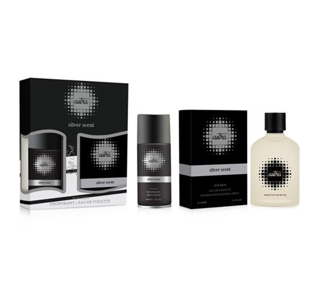 Astra Silver Scent Parfüm ve Deodorant Set - Erkek | Dolunay Shop - Seks  Shop