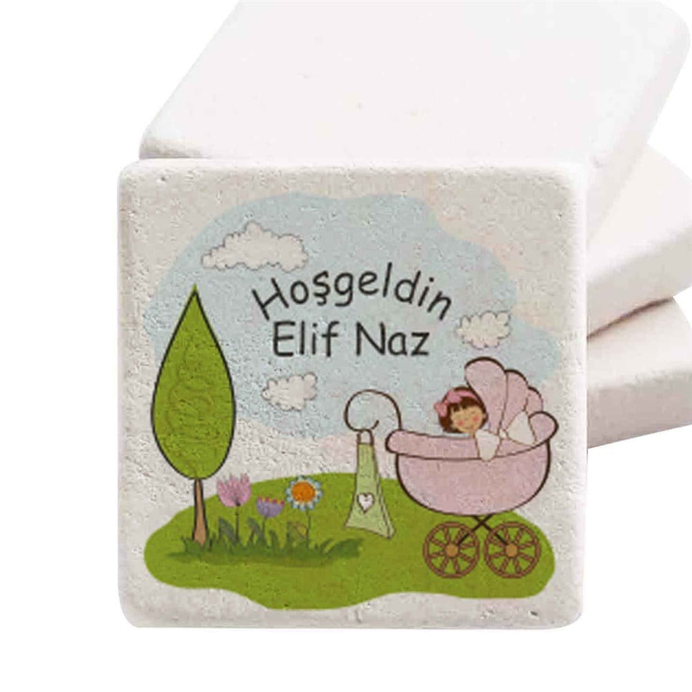Bebek Şekeri Doğal Taş Magnet Hayvanlar