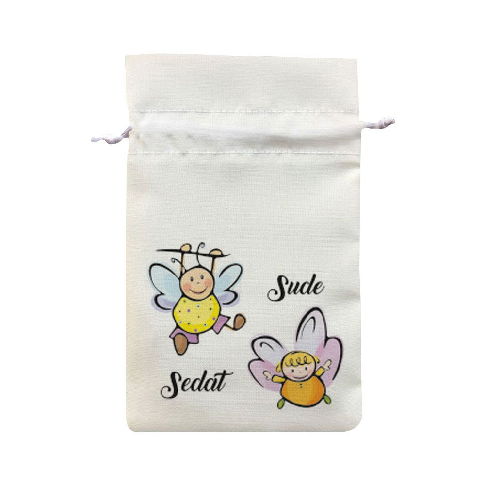 İsim Baskılı Baby Shower Bebek Şekeri Melek