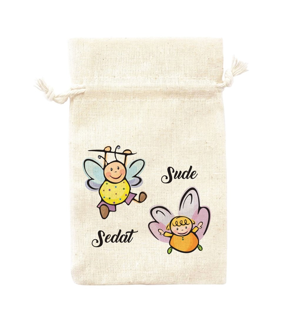 İsim Baskılı Baby Shower Bebek Şekeri Melek