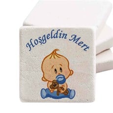 Bebek Şekeri Doğal Taş Magnet Bebek Mevlüt Hediyelik Emzikli Bebek