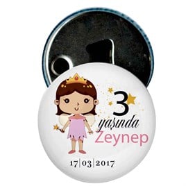 İsim Baskılı Doğum Günü Magnet Kapak Açacak 