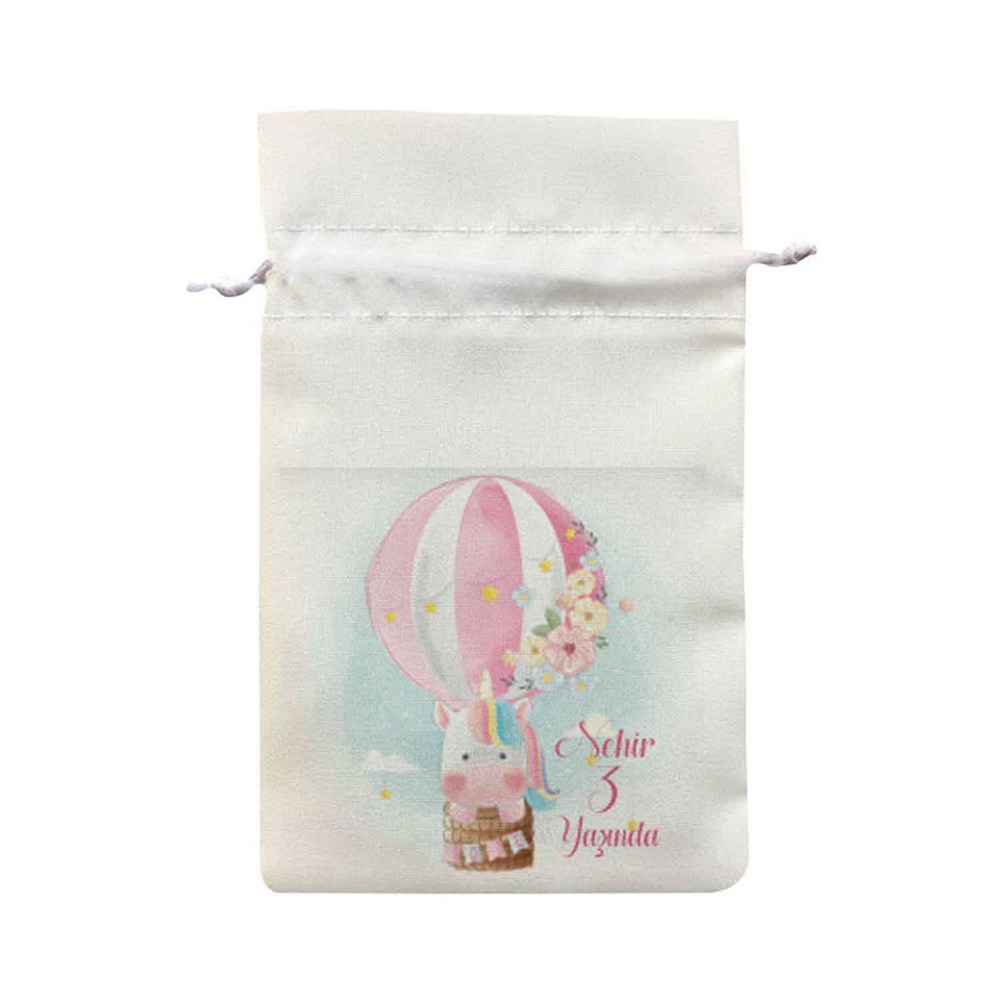 Baby Shower Kese Leyleğin Gagasındaki Bebek